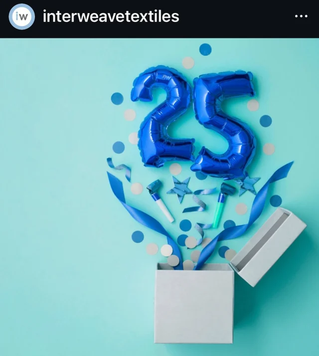 Happy 25th anniversary to our (little) sister company @interweavetextiles ! They’re not quite as old as our 161 years…but they’re a proud part of the John Horsfall group, dedicated to enhancing experiences & innovating product in the healthcare sector. #textileexperts #experienceenhancers #familybusiness